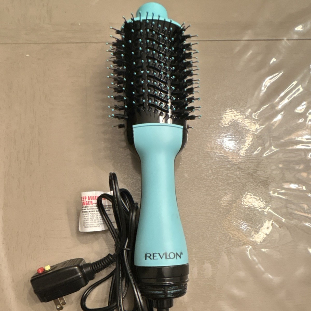 Revlon RVDR5222 Blue Brush Dryer Adjustable Heat Settings Electric
