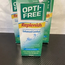 Opti-Free Replenish Multi-Purpose Disinfecting Solution With Lens Case, 10 Fl Oz