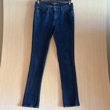 Levis Straight Curve Dark Blue Women's Skinny Jeans Classic Rise Slim Leg 8R 29
