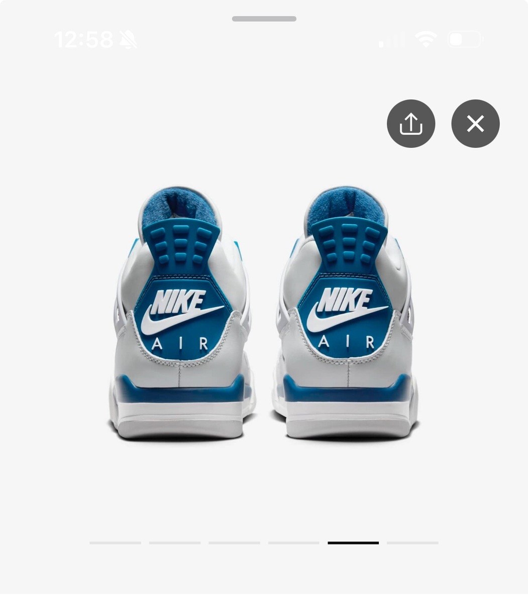 Nike Air Jordan 4 Retro 2024 AJ4 Military Blue SIZE 13 MEN FV5029