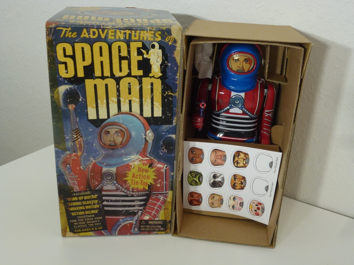 Schylling The Adventures of Spaceman 2007 Wind up Tin Robot Schylling The Adventures of Spaceman 2007 Wind up Tin Robot