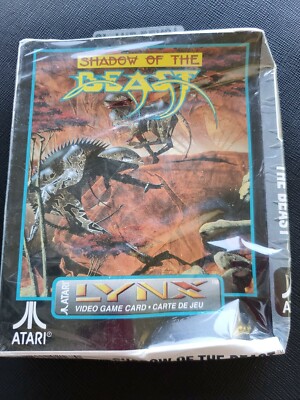 SHADOW OF THE BEAST Atari Lynx NEW DAMAGED BOX Factory Sealed 