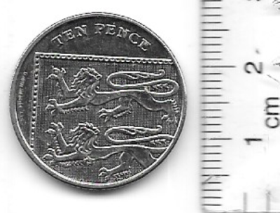 2013 United Kingdom 10 Pence Queen Elizabeth II Circulated