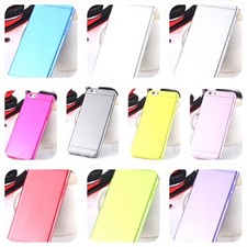 For iPhone 6s Plus 5.5 TPU Rubber Gel Ultra Thin Case Cover Transparent Glossy