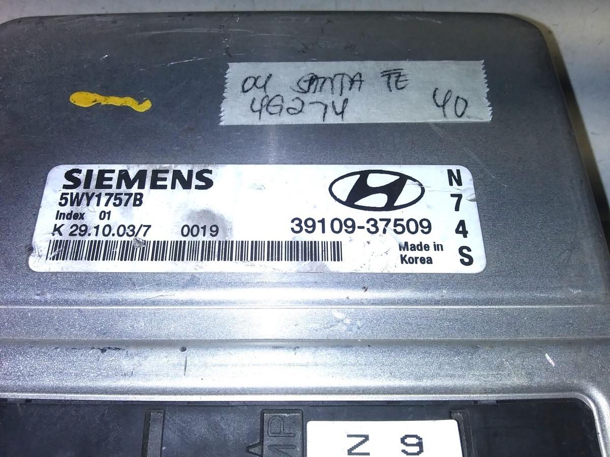 39109-37509 ecm ecu computer 2004 Hyundai Santa Fe | eBay