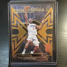 2022-23 Panini  Elite Power Formulas Orange Die Cut #8 Kawhi Leonard CLIPPERS