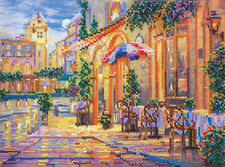 Evening City Bead Embroidery Kit DIY Handmade Beading Craft Set Gift