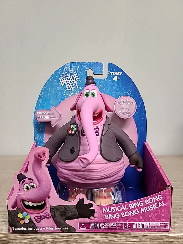 Disney Pixar Inside Out Musical Bing Bong Pink Talk & Sing Elephant Figure Toy - Image 3 of 4