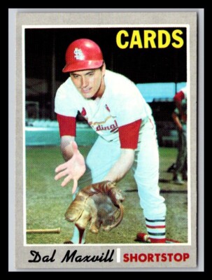 1970 Topps #503 Dal Maxvill VG or Better