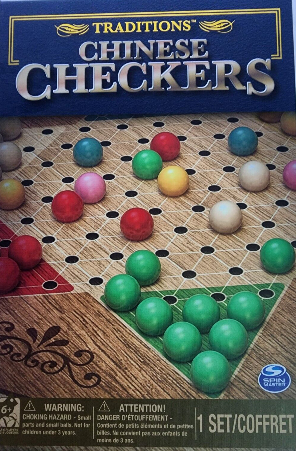 Traditions Chinese Checkers Board Game Cardinal Games Spin Master Sealed