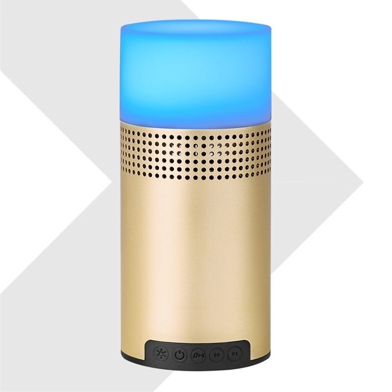 Haut-parleur Bluetooth portable avec lampe LED pour vos soirées en terrasse