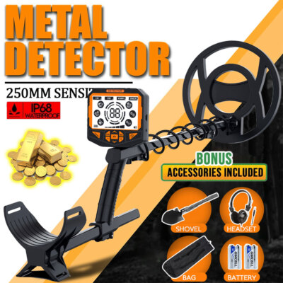 Metal Detector for Adults Professional - Waterproof Metal Detector With 10'' Coil