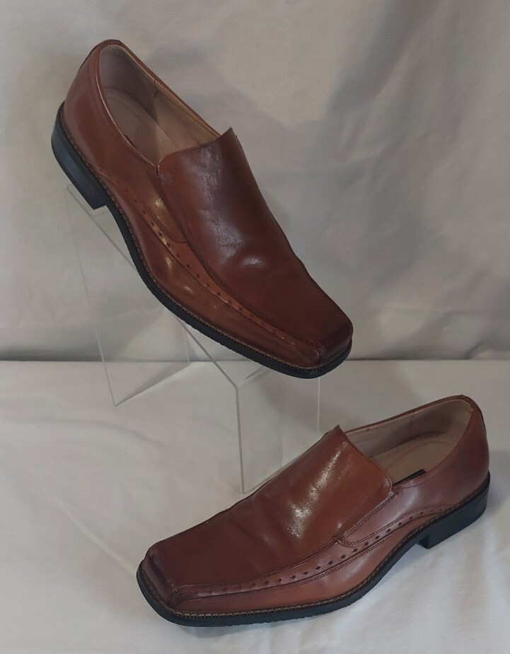 STACY ADAMS DANTON Men\'s Cognac  Slip On  Men\'s Loafers Stacy Adams | Shoes | Stacy Adams Danton Cognac Bike Toe  main image 2