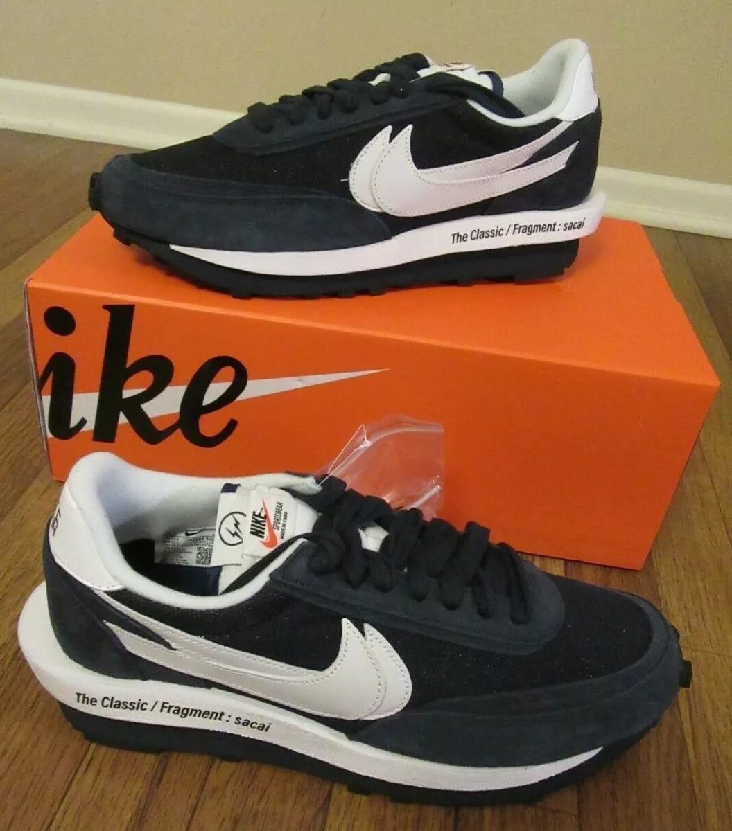Nike Sacai Fragment LD Waffle SF Size 11.5 Blue Void White Obsidian DH2684 400