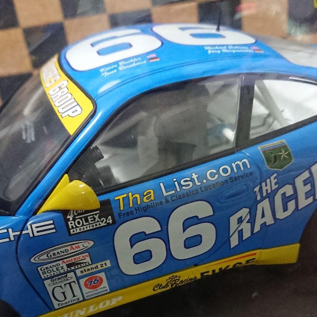 AUTOart 1/18 Porsche 911 GT3R 2002 Daytona #66 Blue | eBay