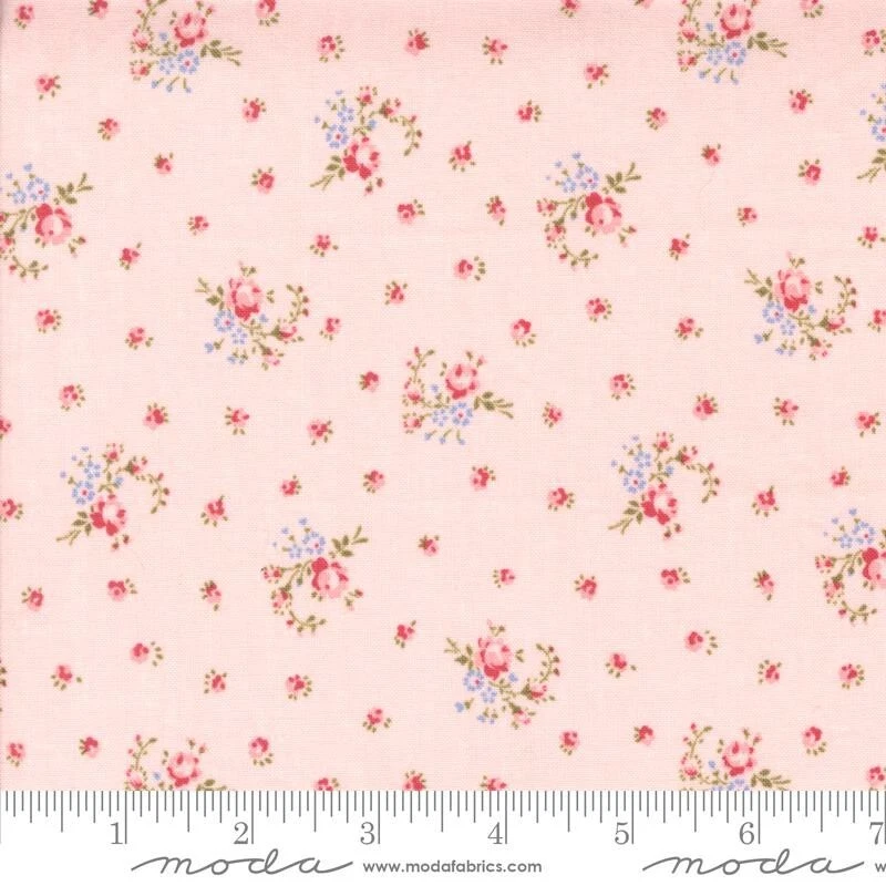 Hollyhocks & Roses by Anne Sutton of Bunny Hill Moda Fabrics 14 fat quarters - Image 3 of 4