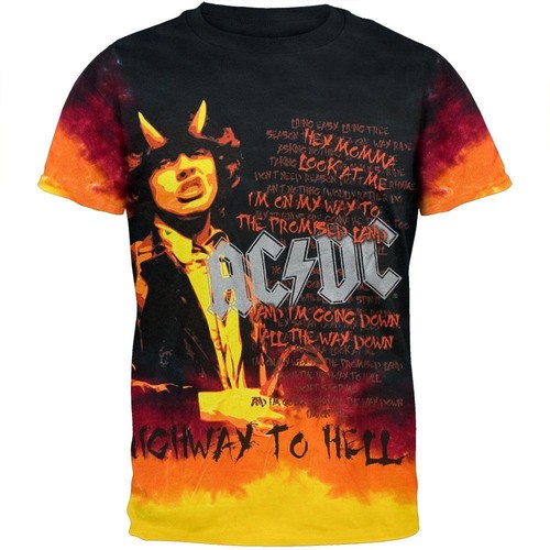 AC/DC - Hell Tie Dye T-Shirt | eBay