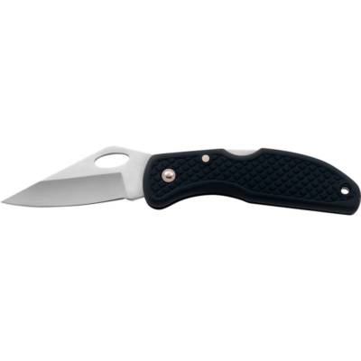 Maxam Lockback Folding Pocket Knife with Black Leymar Handle