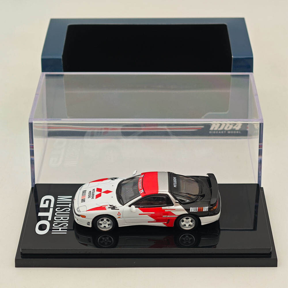 1/64 Hobby Japan Mitsubishi GTO TWIN TURBO RALLIART White Diecast