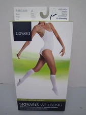 Sigvaris 146C Casual Cotton socks 15-20 Closed Toe Knee High
