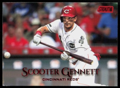 2019 Stadium Club Red Foil Scooter Gennett #47
