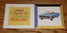 1962 Chevrolet Chevy Ii Nova Custom Features Accessories Sales Brochure 62