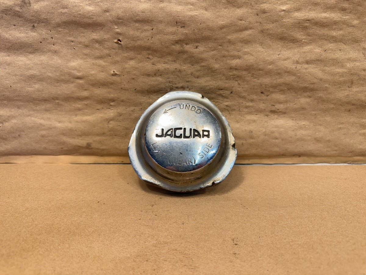 Jaguar XK XJ XKE OEM Wheel Knock-Off Cap Chrome Left OEM PN B13 | eBay