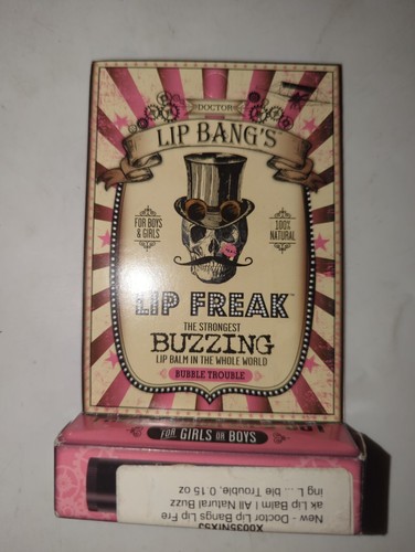 Doctor Lip Bang's Lip Freak The Strongest Buzzing Lip Balm in the Whole World Bu