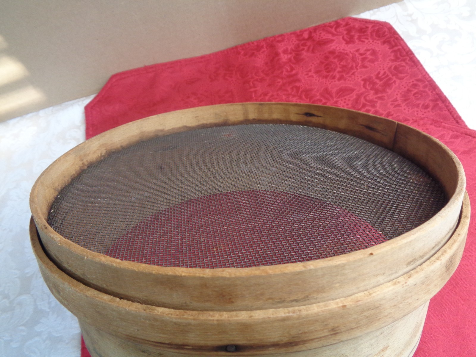 Antique  Farmhouse Grain Sieve Sifter
