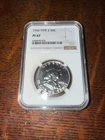 SILVER FRANKLIN 1956 PF67 TYPE 2