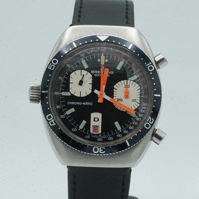 BREITLING NAVITIMER CHRONO-MATIC HERREN UHR 2112 STAHL 39MM SCHÖN BR741