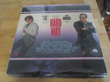 LASERDISC "The Hard Way" Michael J Fox/James Wood LETTERBOXED