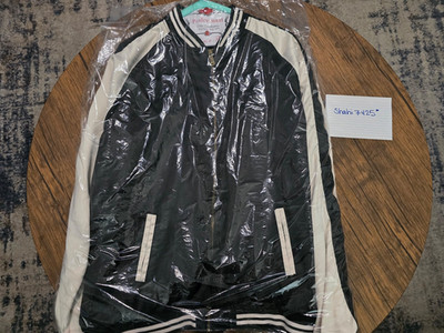 XL Ghost Of Tsushima Insert Coin Bomber Jacket *CUFFS ARE WORN*