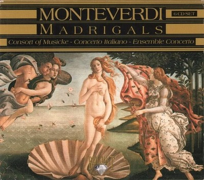 Monteverdi Madrigals 6 CD Brilliant Classics