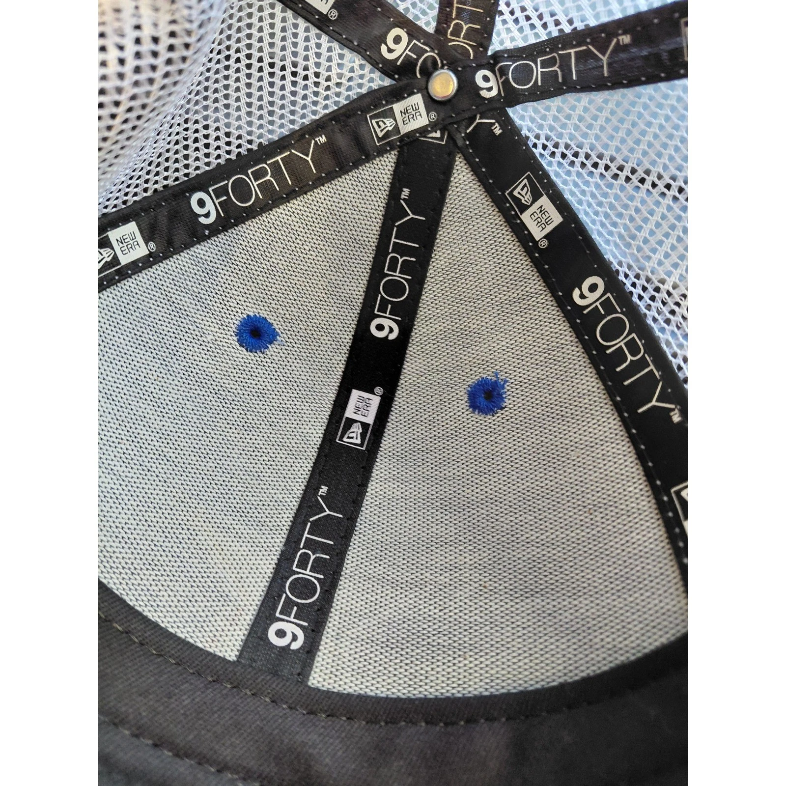 NBA All Star Game New Era 9FORTY Mesh Trucker Hat Cap Royal Blue Adjustable