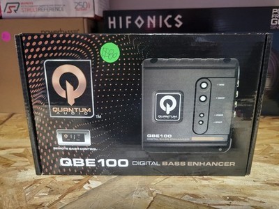 Quantum Audio QBE100 Digital Bass Enhancer With Remote Dash Control