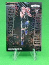 Paige Bueckers 2025 Panini Prizm WNBA Rookie Fireworks #14 Dallas Wings RC