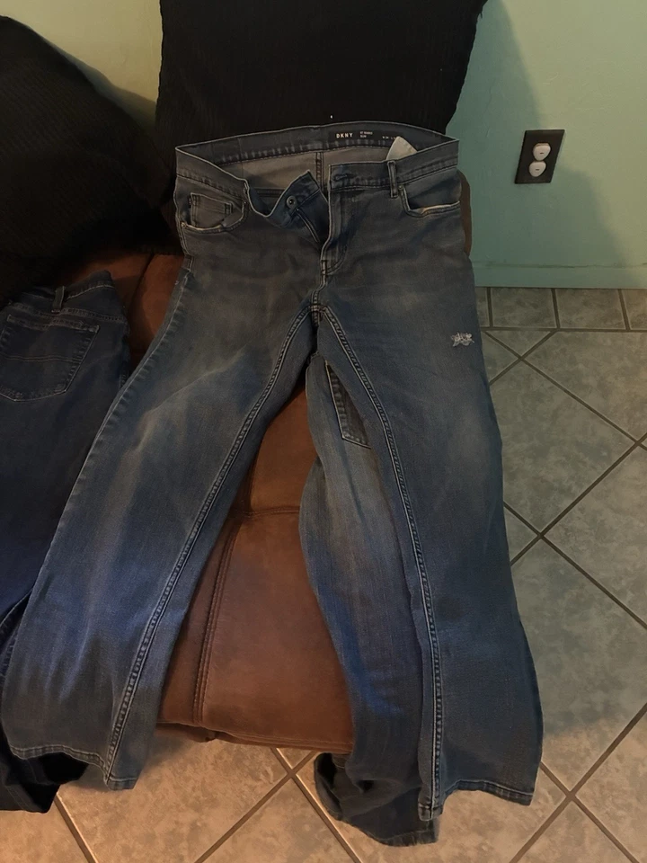 3 Pairs Of Men’s Bootcut Jeans - Image 4 of 4