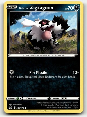 Galarian Zigzagoon Champion's Path 35/73