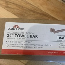 539148 Millbridge Classic 24-inch Towel Bar for Bathroom Bedroom Closet WYZ