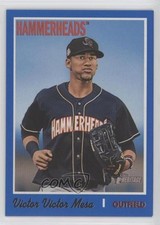 2019 Topps Heritage Minor League Edition Blue 89/99 Victor Victor Mesa #180 rf2