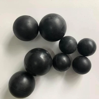 Solide Gummi Kugeln Bouncy Ball Rund Schwarz Gummikugeln Ventilkugeln Ø1mm-160mm - Bild 1 von 4