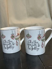 St. Nicholas Square 'Tis The Season To Be Jolly Christmas Coffee 12oz. Mug/Cups