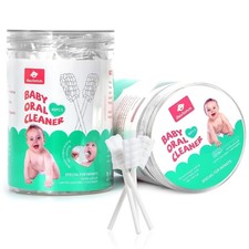 48PCS Baby Tongue Cleaner Disposable Infant Toothbrush 0-36M