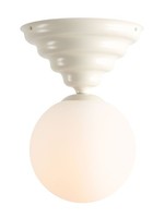 Deckenleuchte Wohnzimmer Creme Kugel Ø29 Cm Rund E27 Deckenlampe Schlafzimmer