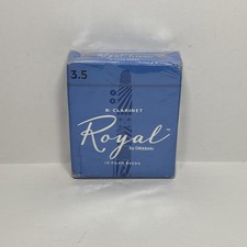 Royal By D Addario Box of 10 Filed Clarinet Reeds 3.5 Strength RCB1035 BRAND NEW