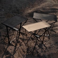 Chaise pliante compacte en aluminium tabouret léger pour expériences extérieu