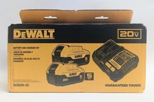 DeWalt DCB205-2C 20V MAX XR 5Ah Battery 2-Pack and Charger Starter Kit