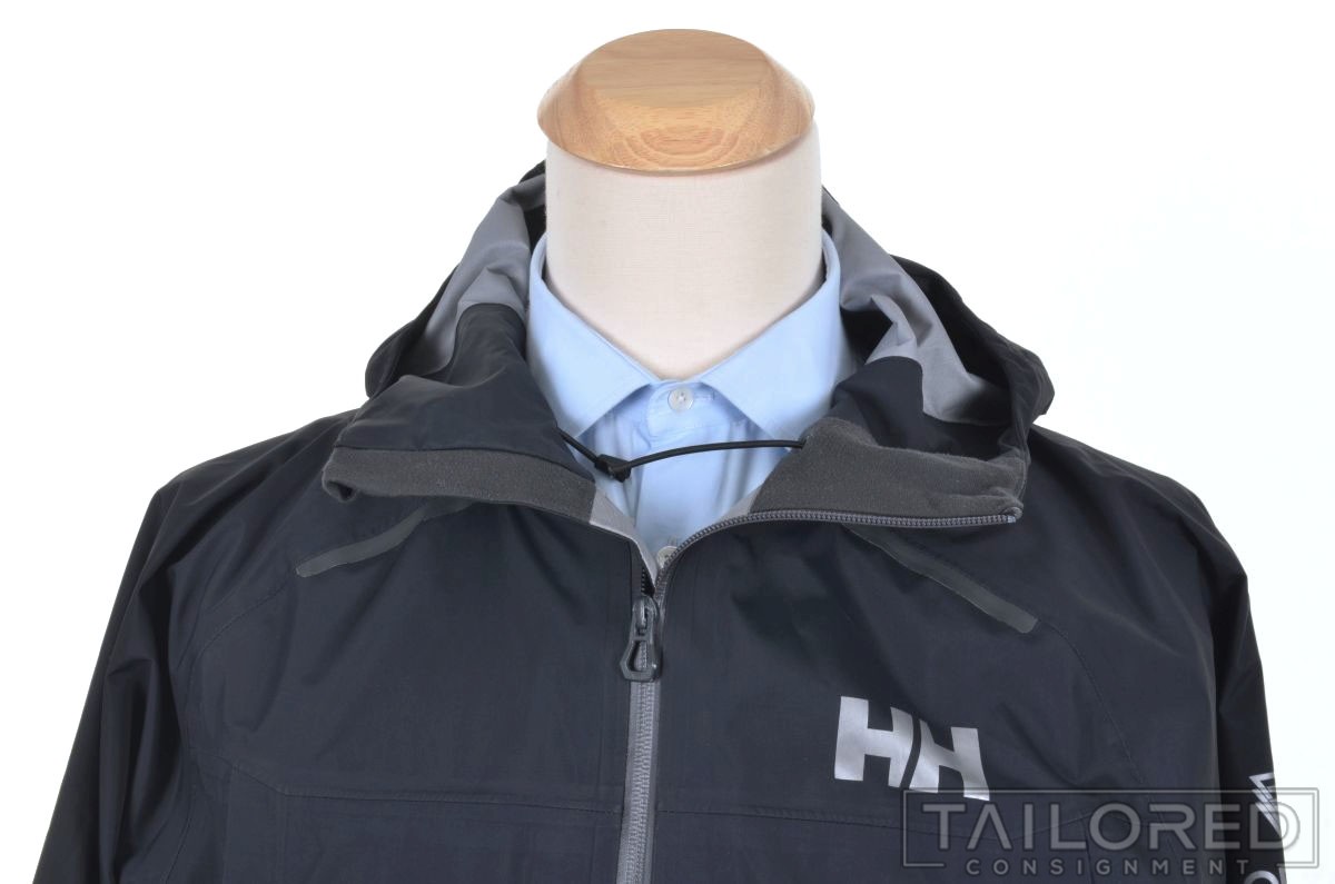 HELLY HANSEN Odin Solid Black Polyamide Mens Shel… - image 2