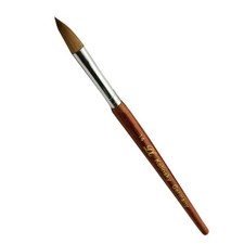 1Pc 100 Kolinsky Red Wood Smooth Acrylic Nail Brush Nail Art Beauty Tool 2 14